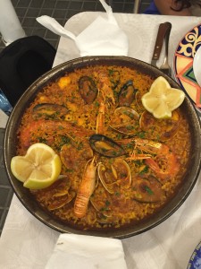 seafood paella Barcelona spain